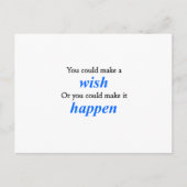 Laat het gebeuren briefkaart (Voorkant)