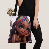 Laat het gebeuren CHIBI POP  Tote Bag (Dichtbij)