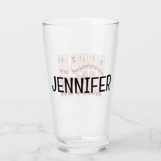 Laat het gebeuren glas (Achterkant)