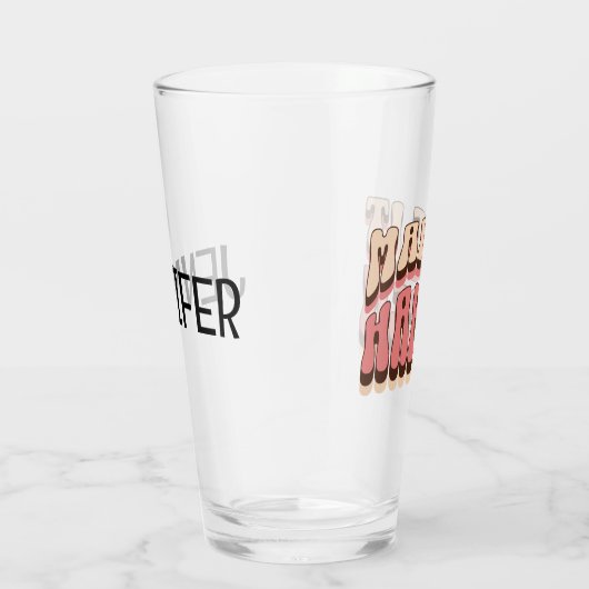 Laat het gebeuren glas (Rechts)