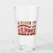 Laat het gebeuren glas (Voorkant)