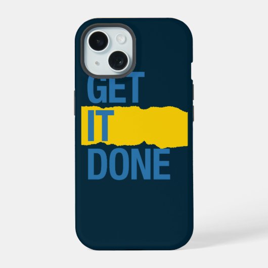 Laat het gebeuren iPhone 15 case (Achterkant)