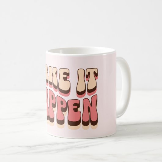 Laat het gebeuren koffiemok (Voorkant rechts)