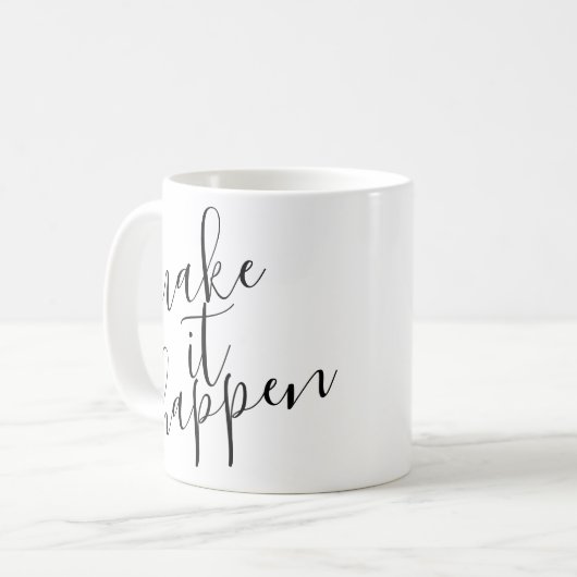 Laat het gebeuren koffiemok (Voorkant links)