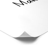 Laat het gebeuren - Motivatie Poster (Hoek)