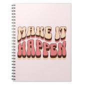 Laat het gebeuren notitieboek (Voorkant)