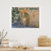 Laat het gebeuren poster (Keuken)