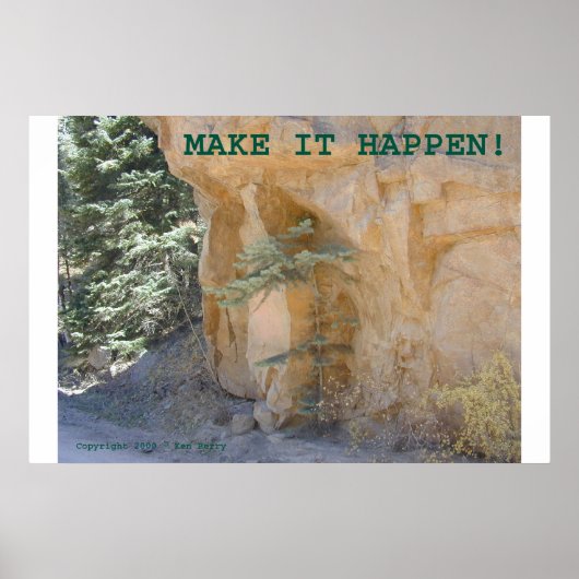 Laat het gebeuren poster (Voorkant)