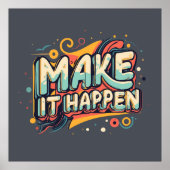 Laat het gebeuren poster (Voorkant)