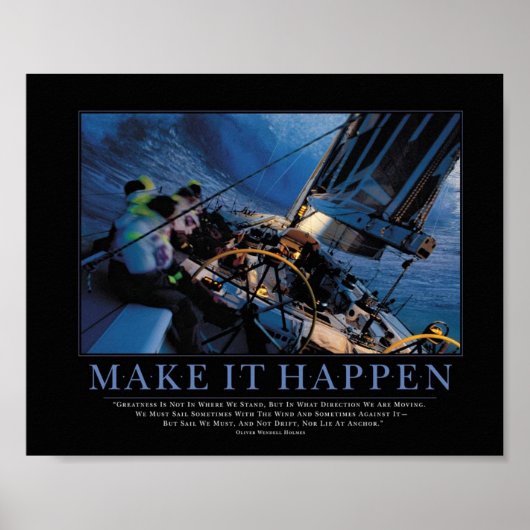 Laat het gebeuren Poster (Voorkant)