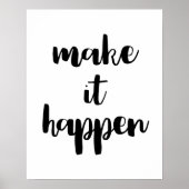 Laat het gebeuren Poster (Voorkant)