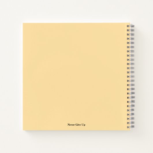 Laat het gebeuren - schattig spiraalvormig Notitie Notitieboek (Achterkant)