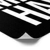 Laat het gebeuren - succes, sportschool, drukte, g poster (Hoek)