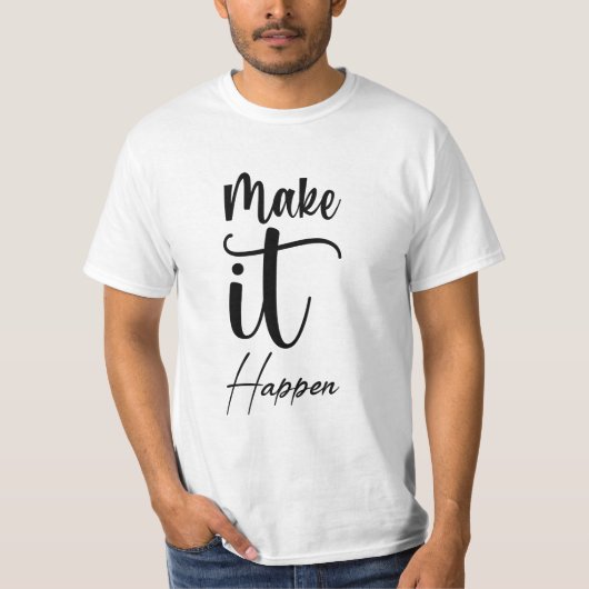 Laat het Gebeuren T-shirt (Voorkant)
