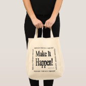 Laat het gebeuren! tote bag (Voorkant (product))