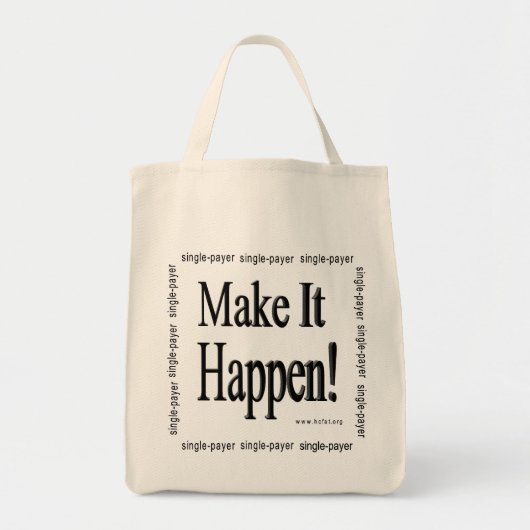Laat het gebeuren! tote bag (Voorkant)