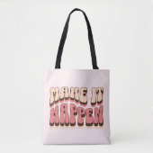 Laat het gebeuren tote bag (Voorkant)