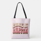 Laat het gebeuren tote bag (Achterkant)