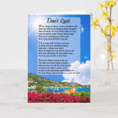 Laat het gedicht niet los kaart (Gele Bloem)