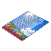 Laat het gedicht niet los notitieboek (Linkerzijde)