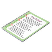 Laat het gedicht niet los notitieboek (Linkerzijde)