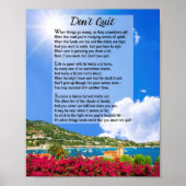 Laat het gedicht niet los poster (Voorkant)