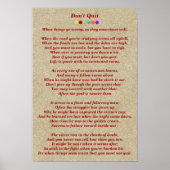 Laat het gedicht niet los poster (Voorkant)