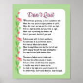 Laat het gedicht niet los poster (Voorkant)