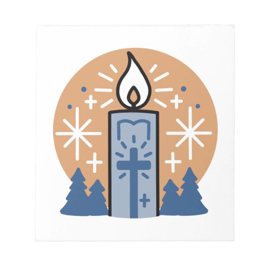 Laat het geloof helder schijnen notitieblok (Voorkant)