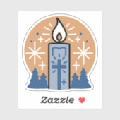 Laat het geloof helder schijnen sticker (Vel)