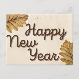 Laat het gelukkige Briefkaart van het Nieuwjaar ve