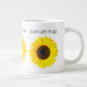 Laat het gewoon los Zonnebloem Grote Koffiekop (Rechts)
