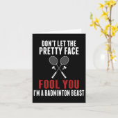 Laat het  gezicht je niet voor de gek houden, grap kaart (Gele Bloem)