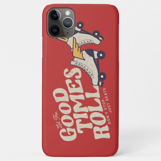 LAAT HET GOEDE TIMES ROL 80'S SCHAATS VAN DE RETRO Case-Mate iPhone CASE (Achterkant)