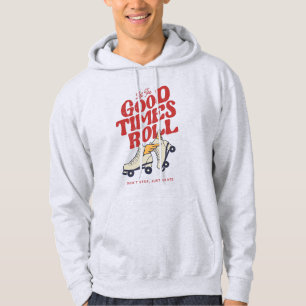 LAAT HET GOEDE TIMES ROL 80'S SCHAATS VAN DE RETRO HOODIE
