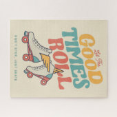 LAAT HET GOEDE TIMES ROL 80'S SCHAATS VAN DE RETRO LEGPUZZEL (Horizontaal)