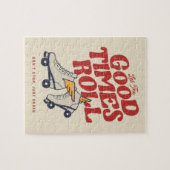 LAAT HET GOEDE TIMES ROL 80'S SCHAATS VAN DE RETRO LEGPUZZEL (Horizontaal)