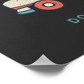 LAAT HET GOEDE TIMES ROL 80'S SCHAATS VAN DE RETRO POSTER (Hoek)