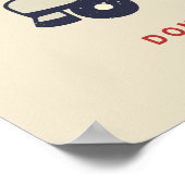 LAAT HET GOEDE TIMES ROL 80'S SCHAATS VAN DE RETRO POSTER (Hoek)