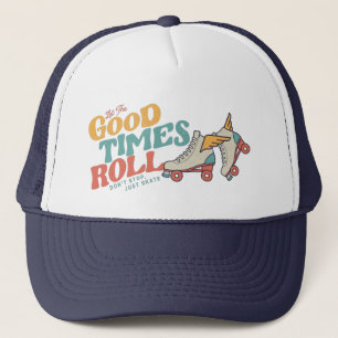 LAAT HET GOEDE TIMES ROL 80'S SCHAATS VAN DE RETRO TRUCKER PET