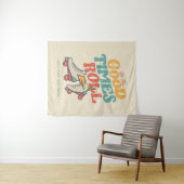 LAAT HET GOEDE TIMES ROL 80'S SCHAATS VAN DE RETRO WANDKLEED (In Situ (horizontaal))