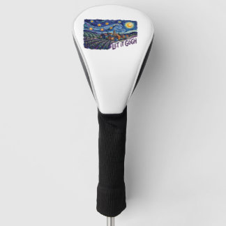 Laat het Gogh" bevat Gogh-schilderkunstige grappig Golfheadcover