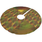 "Laat het goud en het Groene Spel"kerstboomrokken Kerstboom Rok (Gekanteld)