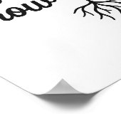 Laat het groeien - Botanische muur Poster (Hoek)