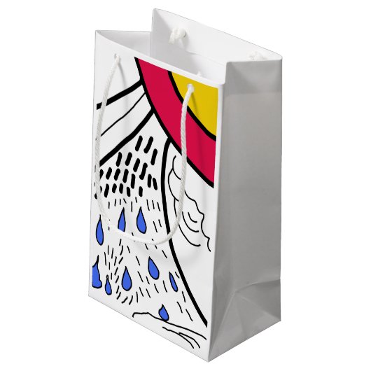 Laat het groeien klein cadeauzakje (Achterkant Gekanteld)