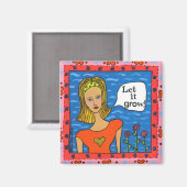 Laat het groeien! Magneet (Voorkant / Achterkant)