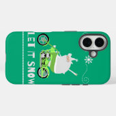 laat het groen sneeuwen Case-Mate iPhone case (Achterkant (horizontaal))