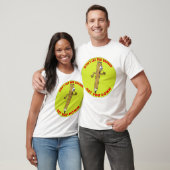 Laat het gummetje je niet klein krijgen t-shirt (Unisex)