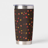 Laat het Herfsten Thermal Tumbler Geïsoleerde Drinkbeker (Rechts)