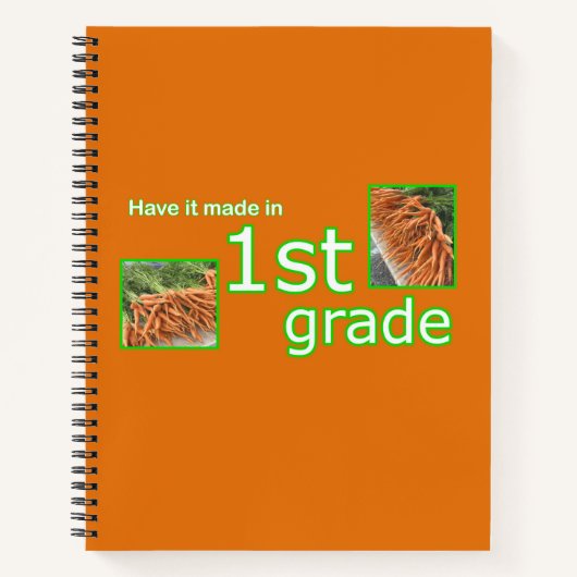 Laat het in 1e klas maken notitieboek (Voorkant)